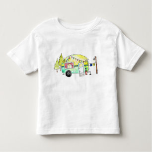 T-shirt Pour Les Tous Petits Camper Joli Rétro