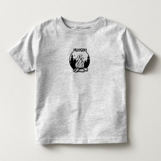 T-shirt Pour Les Tous Petits Camping Munson (Devant)
