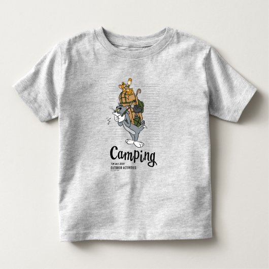 T-shirt Pour Les Tous Petits Camping Tom & Jerry (Devant)