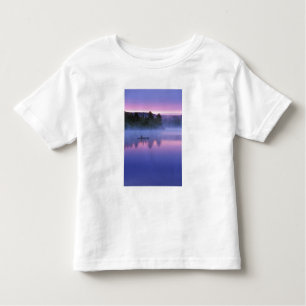 T-shirt Pour Les Tous Petits Canada, Ontario, Parc Algonguin, Canoeist,
