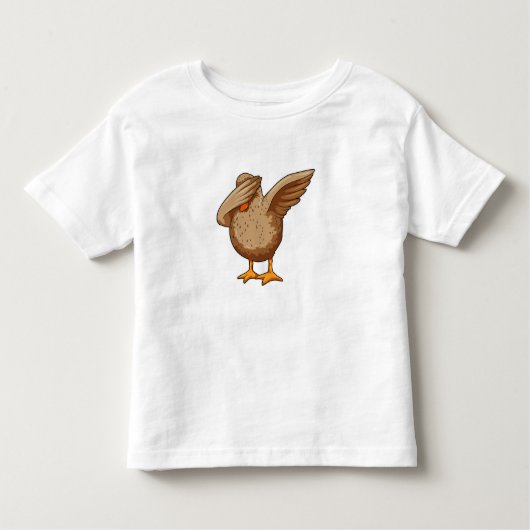 T-shirt Pour Les Tous Petits Canard à Hip hop Dance Dab (Devant)