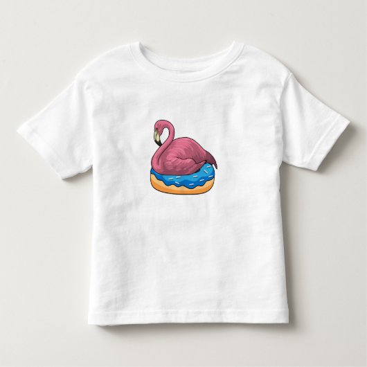 T-shirt Pour Les Tous Petits Canard avec Donut (Devant)
