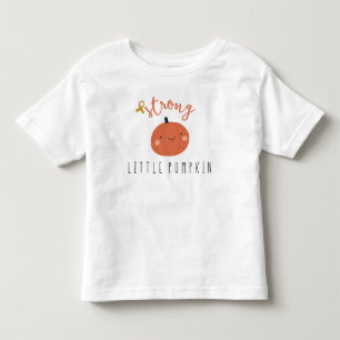 T-shirt Pour Les Tous Petits cancer de l'enfance citrouille