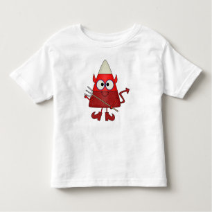 T-shirt Pour Les Tous Petits Candy Corn Devil Halloween