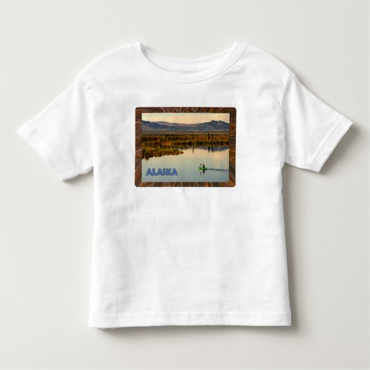 T-shirt Pour Les Tous Petits Canot Alaska (Devant)