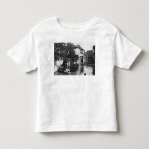 T-shirt Pour Les Tous Petits Canotage sur la rivière Gera à Erfurt