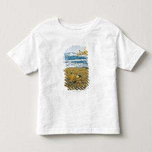 T-shirt Pour Les Tous Petits Cap Kiwanda et l'océan pacifique