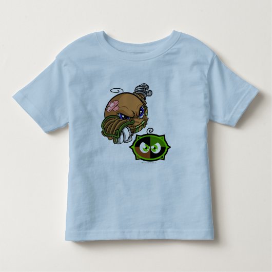 T-shirt Pour Les Tous Petits Capitaine 1 d'équipe de lac Kiko (Devant)