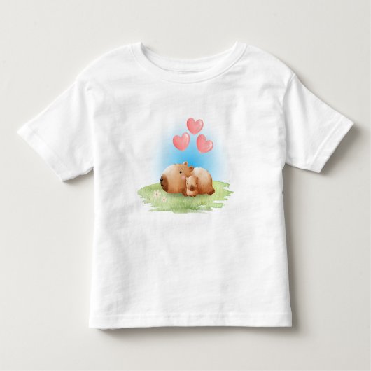 T-shirt Pour Les Tous Petits Capybara (Devant)