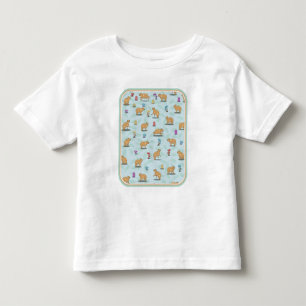 T-shirt Pour Les Tous Petits Capybara et mushroom pattern