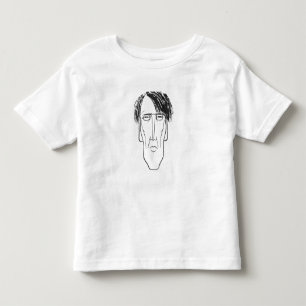T-shirt Pour Les Tous Petits Caricature de W.B. Yeats, 1898