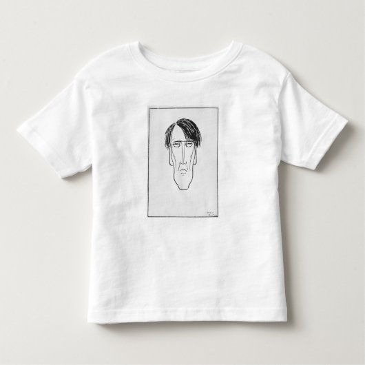 T-shirt Pour Les Tous Petits Caricature de W.B. Yeats, 1898 (Devant)