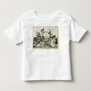 T-shirt Pour Les Tous Petits Caricature des charlatans offrant des vaccins