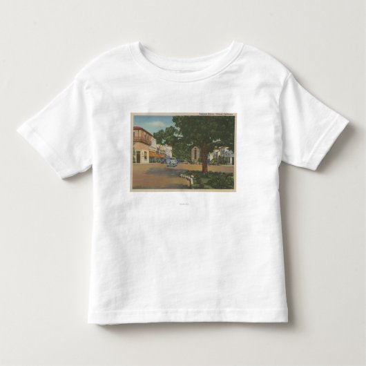 T-shirt Pour Les Tous Petits Carmel, CA - vue de district des affaires du (Devant)