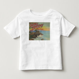 T-shirt Pour Les Tous Petits Carmel, Monterey, et verger Pacifique, CA -