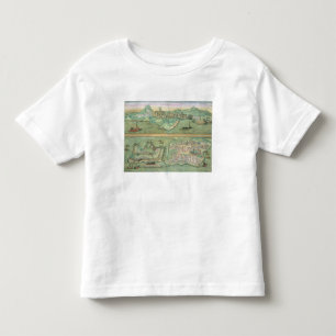 T-shirt Pour Les Tous Petits Carte de Candia et de Corfou, de 'Civitates Orbis