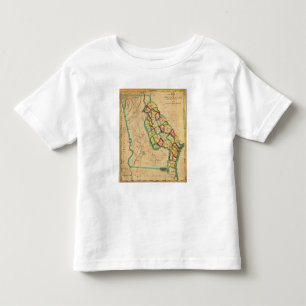 T-shirt Pour Les Tous Petits Carte de la Géorgie