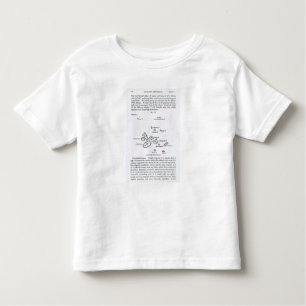 T-shirt Pour Les Tous Petits Carte de l'archipel de Galapagos, 1844