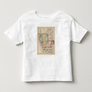 T-shirt Pour Les Tous Petits Carte de Muskegon County, Michigan