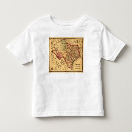 T-shirt Pour Les Tous Petits Carte de TexasPanoramic (Devant)