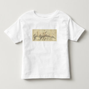 T-shirt Pour Les Tous Petits Carte d'ensemble de Duluth et de banlieues