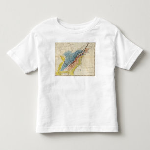 T-shirt Pour Les Tous Petits Carte des Etats-Unis d'Amérique 3