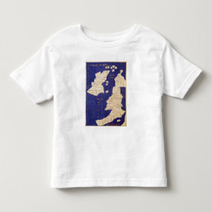 T-shirt Pour Les Tous Petits Carte des îles britanniques, de 'Geographia