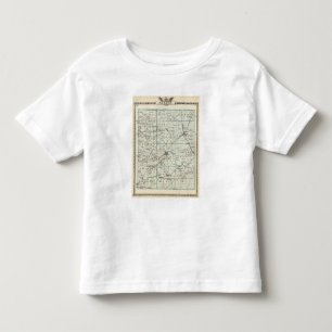 T-shirt Pour Les Tous Petits Carte du comté de Saline