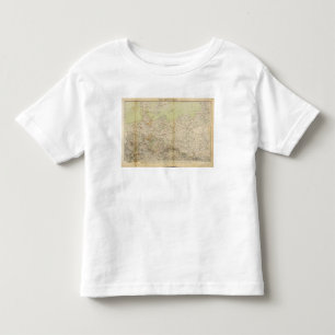 T-shirt Pour Les Tous Petits Carte du nord d'atlas de l'Allemagne