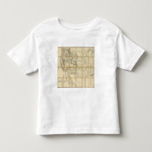T-shirt Pour Les Tous Petits Carte du territoire des Etats-Unis 2