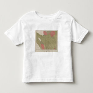 T-shirt Pour Les Tous Petits Carte géologique du secteur de banque de soufre