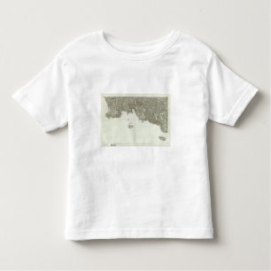 T-shirt Pour Les Tous Petits Carte gravée de la France 2