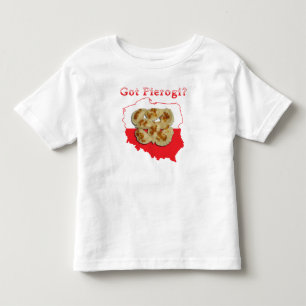 T-shirt Pour Les Tous Petits Carte polonaise Pierogi