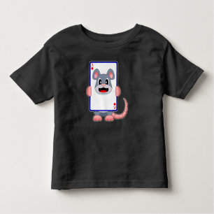 T-shirt Pour Les Tous Petits Cartes Mouse Poker
