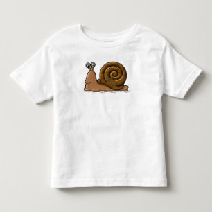 T-shirt Pour Les Tous Petits Cartographie d'escargot