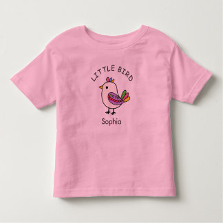 T-shirt Pour Les Tous Petits CARTOON LITTLE BIRD personalize this template