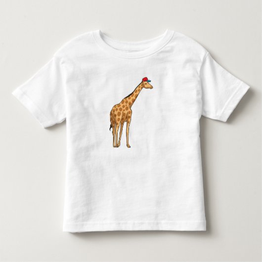 T-shirt Pour Les Tous Petits Casquette Giraffe (Devant)