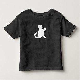 T-shirt Pour Les Tous Petits Cat dit bonjour