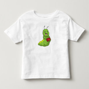 T-shirt Pour Les Tous Petits Caterpillar au Bowling avec Bowling ball