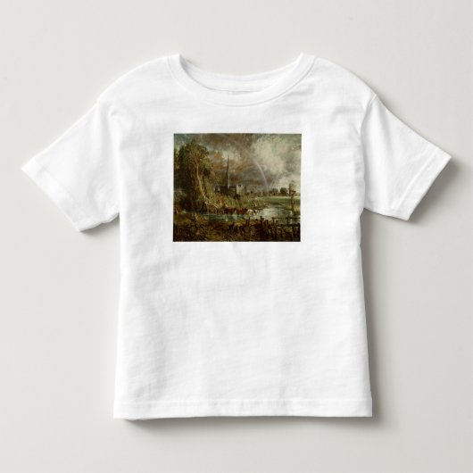 T-shirt Pour Les Tous Petits Cathédrale de John Constable | Salisbury de Mead (Devant)