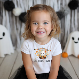 T-shirt Pour Les Tous Petits Ce Boo a Deux Ans Anniversaire Fantôme Mignon