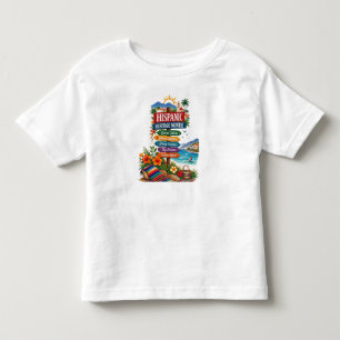 T-shirt Pour Les Tous Petits Célébration côtière du Mois du patrimoine hispaniq