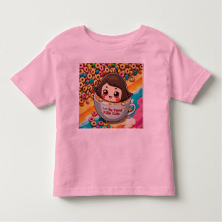 T-shirt Pour Les Tous Petits #CerealKillerCutieVibes-luckycharmpinkmagic