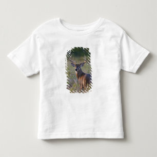 T-shirt Pour Les Tous Petits cerf de Virginie Odocoileus virginianus
