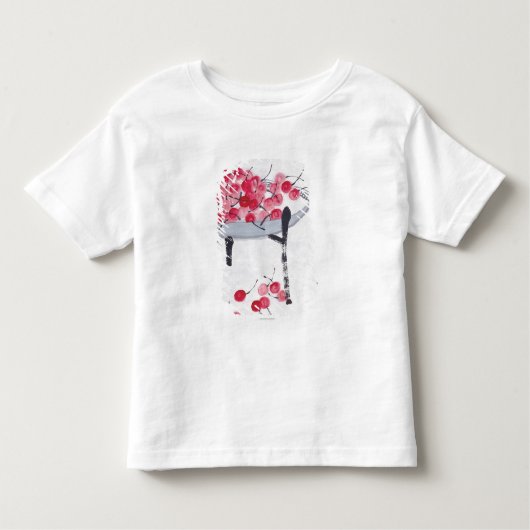 T-shirt Pour Les Tous Petits Cerises (Devant)
