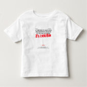 T-shirt Pour Les Tous Petits C'est l'évolution (Devant)