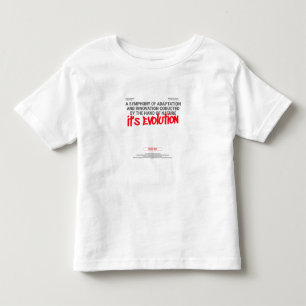 T-shirt Pour Les Tous Petits C'est l'évolution