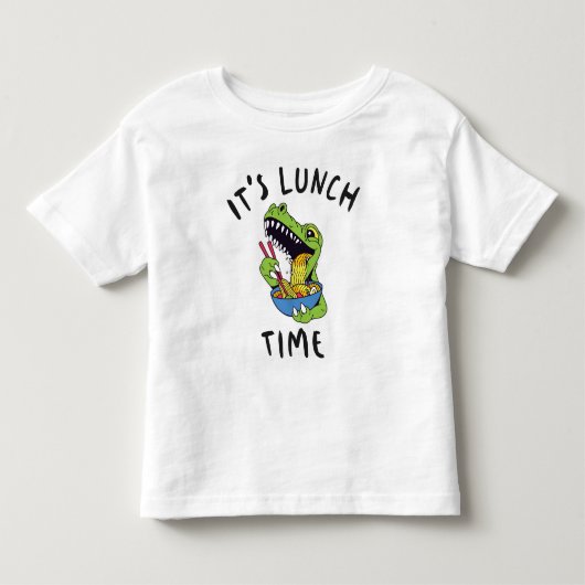 T-shirt Pour Les Tous Petits C'est l'heure du déjeuner (Devant)