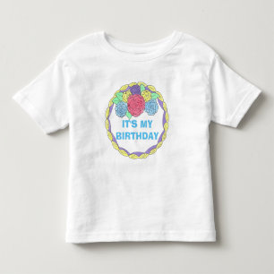 T-shirt Pour Les Tous Petits C'est Mon Anniversaire Gelé Gelé Gâteau avec Tee R
