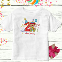 C'est mon anniversaire mignon ours âge 2
